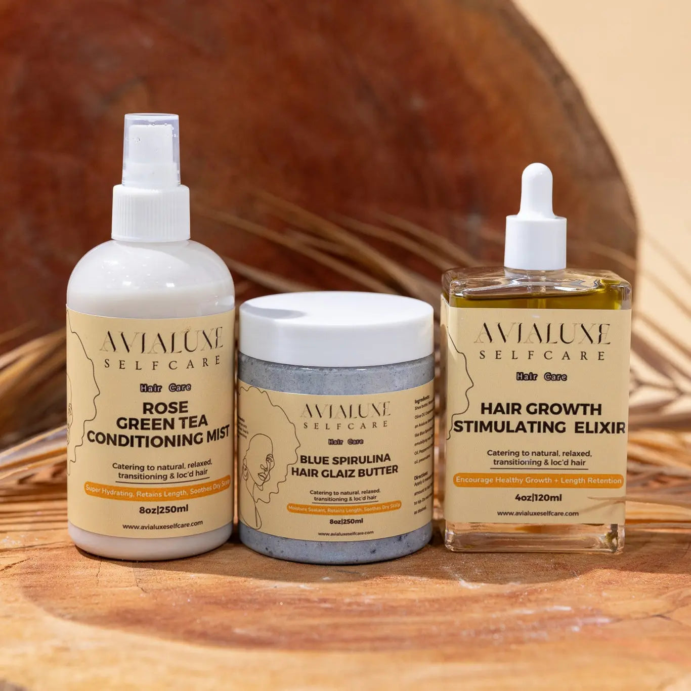 Blue Spirulina Hair Glaiz Butter Avialuxe