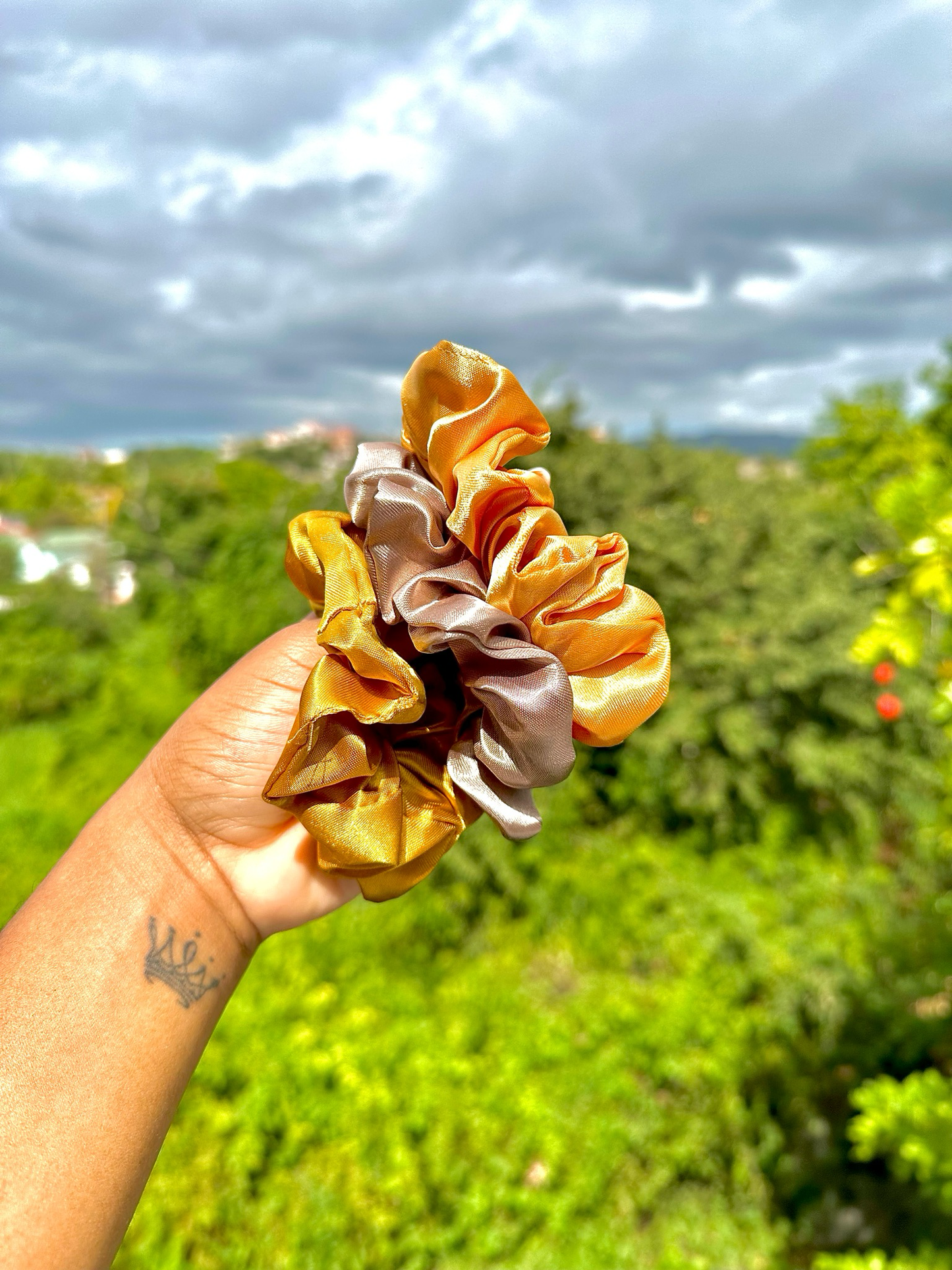 Satin Scrunchies Avialuxe