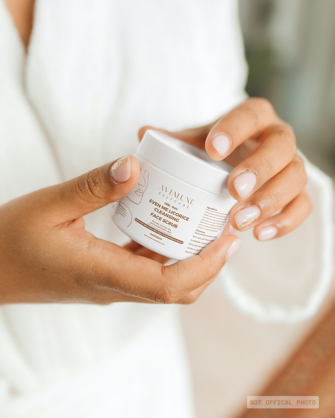 Even Me Licorice Cleansing Face Scrub Avialuxe