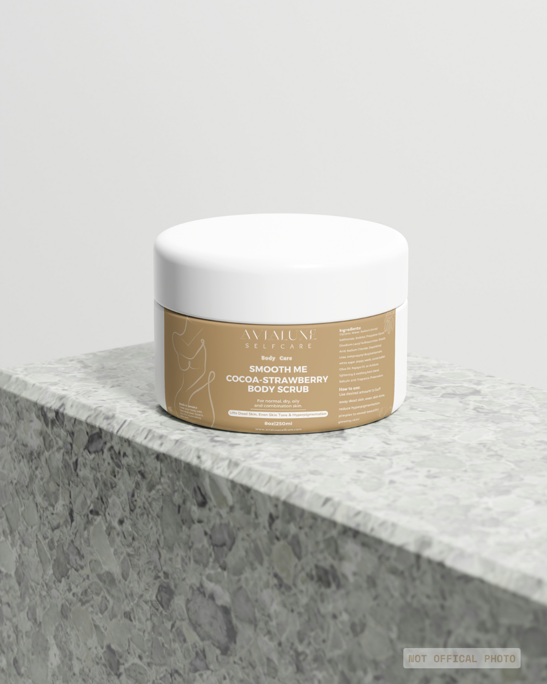 Smooth me Cocoa-Strawberry Body Scrub Avialuxe