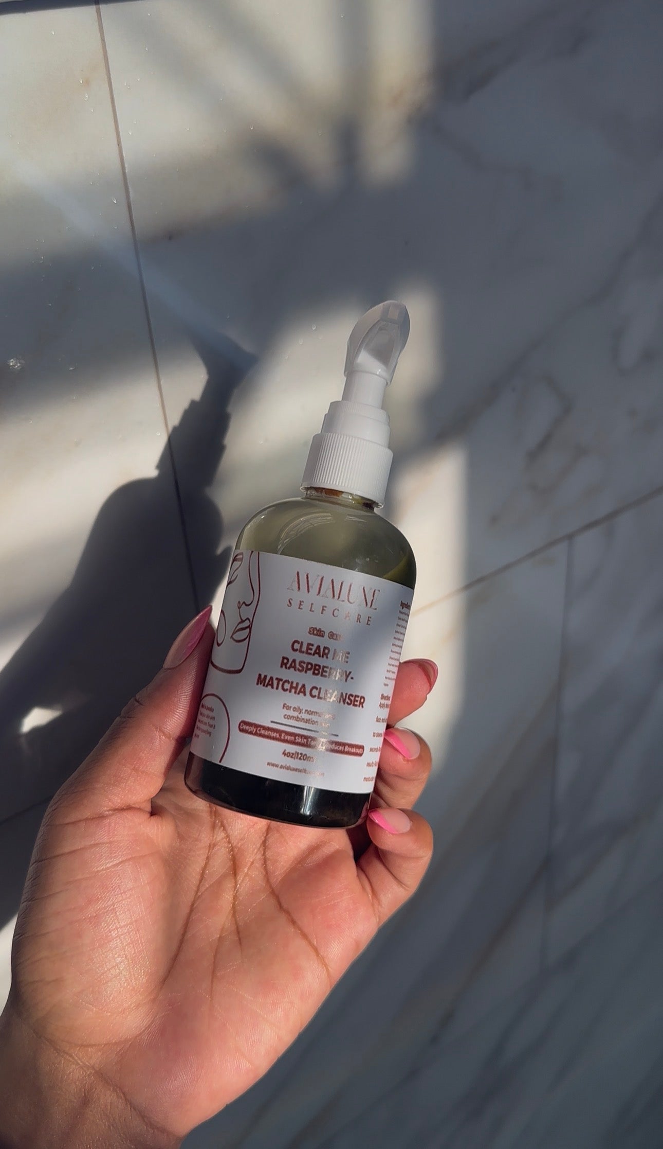 Clear Me Raspberry-Matcha Cleanser