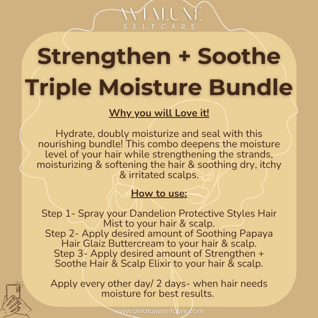 Strengthen + Soothe Triple Moisture Bundle