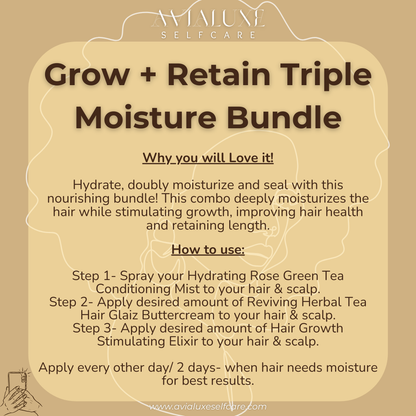 Grow + Retain Triple Moisture Bundle