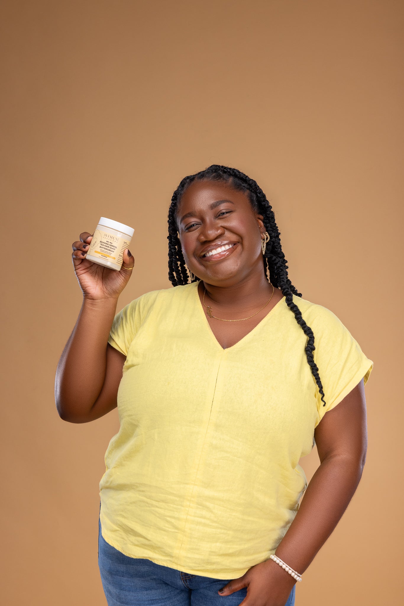 Reviving Herbal Tea Hair Glaiz Buttercream