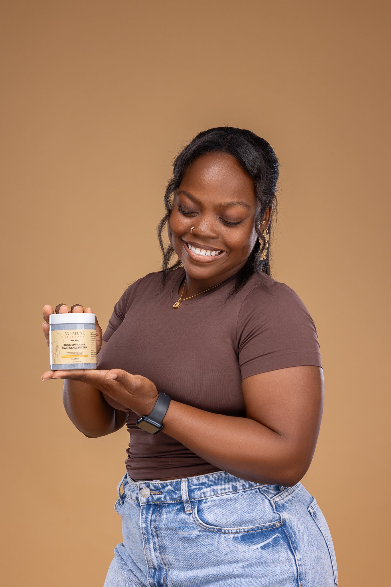 Blue Spirulina Hair Glaiz Butter