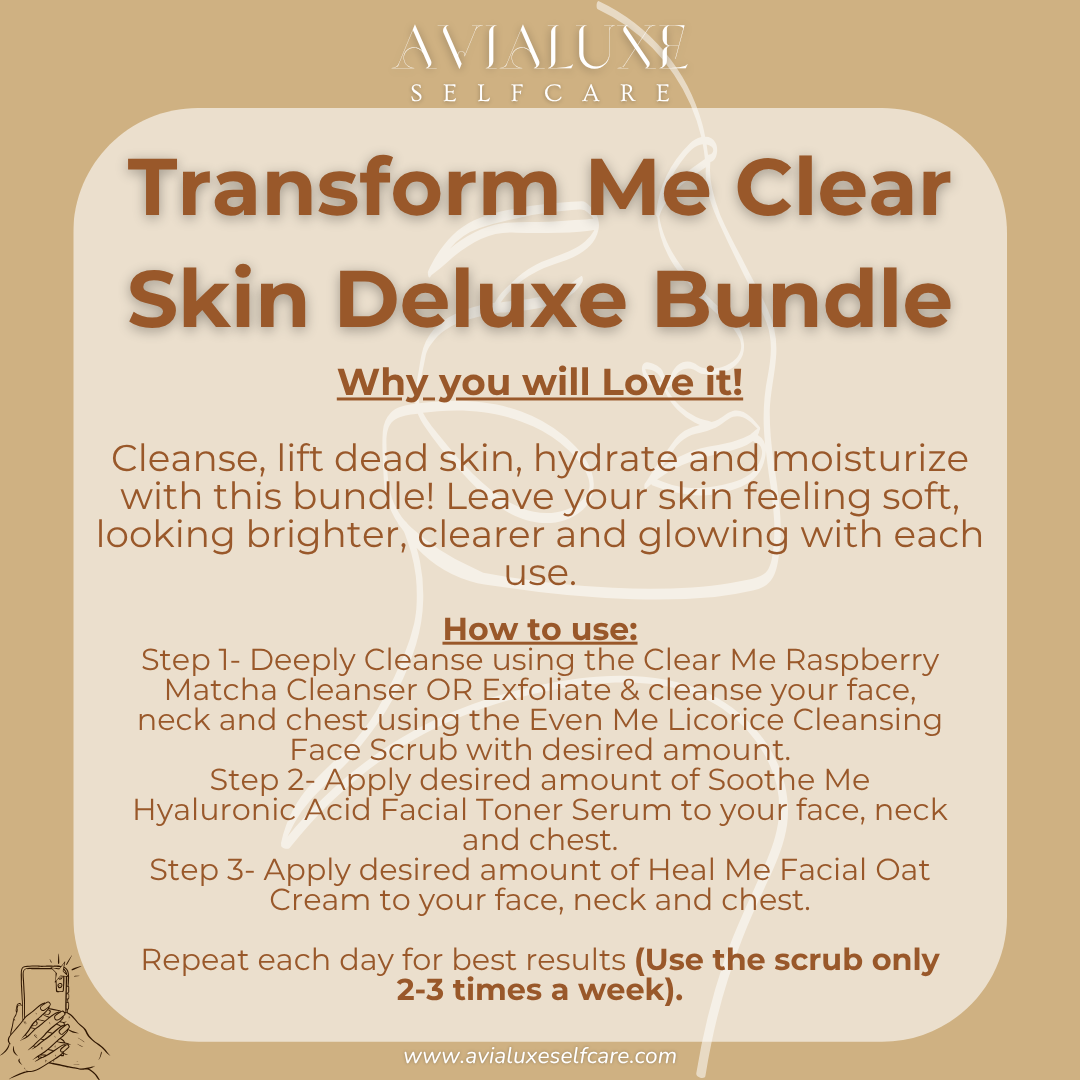 Transform Me Clear Skin Deluxe Bundle