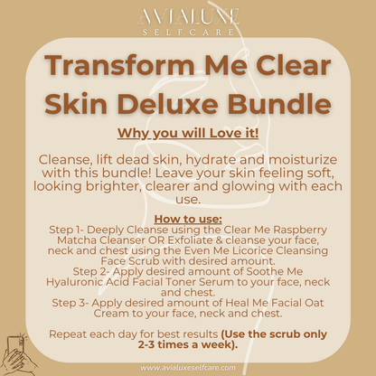 Transform Me Clear Skin Deluxe Bundle